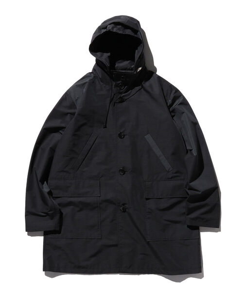 BEAMS PLUS（ビームスプラス）の「BEAMS PLUS / コンフォート クロス フーデッド コート（モッズコート・メンズ・チャコールグレー/グレー・SMALL/MEDIUM/LARGE/X-LARGE）」の13枚目の写真