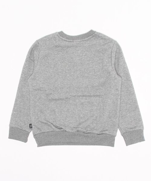 PUMA（プーマ）の「PUMA プーマ ボーイズ ESS ビッグロゴ クルースウェット 裏起毛 120-160cm（スウェット・キッズ・ブラック/ブルー/ヘザーグレー・120/130/140/150/160）」の4枚目の写真