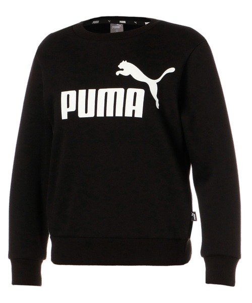PUMA（プーマ）の「PUMA プーマ ボーイズ ESS ビッグロゴ クルースウェット 裏起毛 120-160cm（スウェット・キッズ・ブラック/ブルー/ヘザーグレー・120/130/140/150/160）」の2枚目の写真