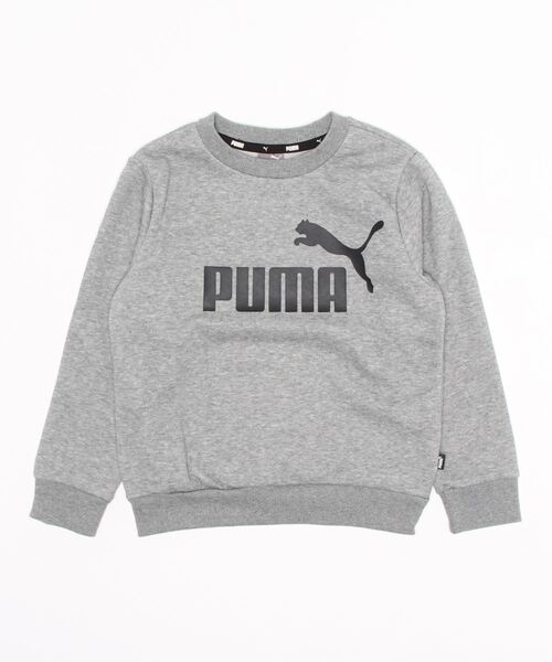 PUMA（プーマ）の「PUMA プーマ ボーイズ ESS ビッグロゴ クルースウェット 裏起毛 120-160cm（スウェット・キッズ・ブラック/ブルー/ヘザーグレー・120/130/140/150/160）」の9枚目の写真