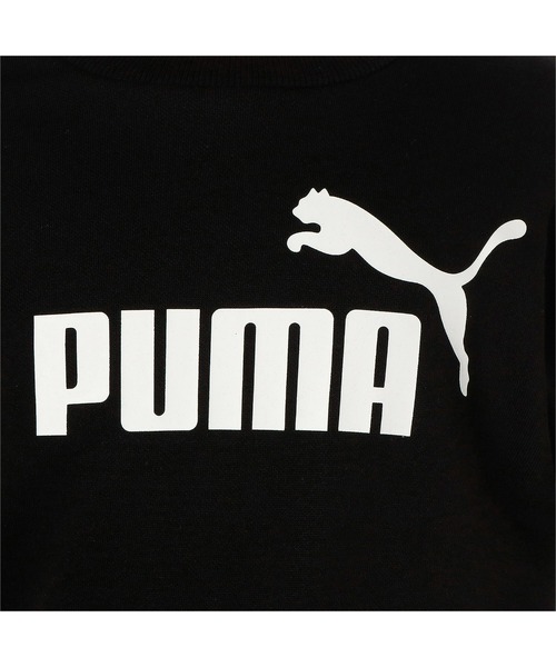 PUMA（プーマ）の「PUMA プーマ ボーイズ ESS ビッグロゴ クルースウェット 裏起毛 120-160cm（スウェット・キッズ・ブラック/ブルー/ヘザーグレー・120/130/140/150/160）」の15枚目の写真