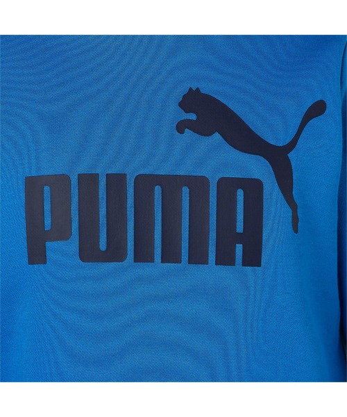 PUMA（プーマ）の「PUMA プーマ ボーイズ ESS ビッグロゴ クルースウェット 裏起毛 120-160cm（スウェット・キッズ・ブラック/ブルー/ヘザーグレー・120/130/140/150/160）」の6枚目の写真