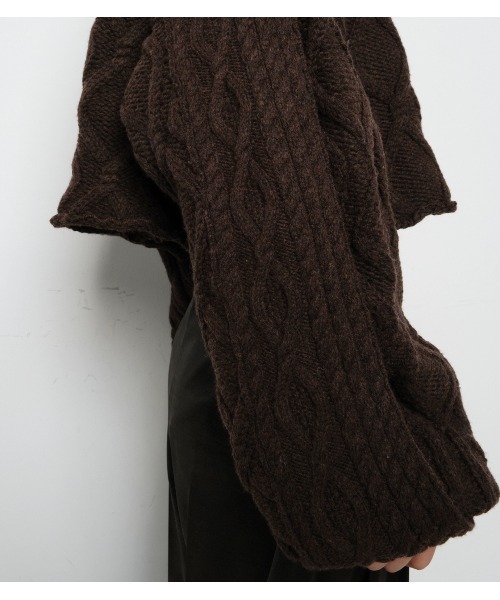 iRENE（アイレネ）の「Cable Cropped Knit（ニット/セーター）」 - WEAR