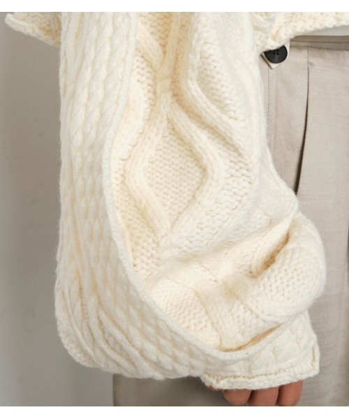 iRENE（アイレネ）の「Cable Cropped Knit（ニット/セーター）」 - WEAR