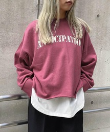 PAGEBOY | クラックロゴウラケプルオーバー(スウェット)