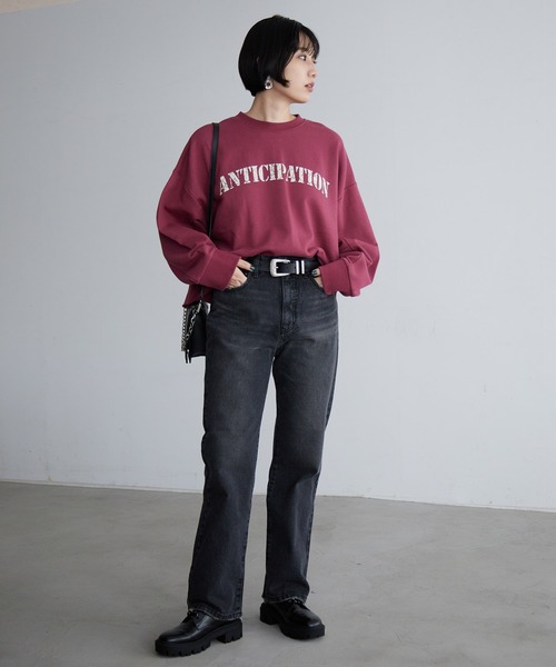 PAGEBOY（ページボーイ）の「クラックロゴウラケプルオーバー（スウェット・レディース・ブラック/オフホワイト/ピンク系その他・FREE）」の18枚目の写真