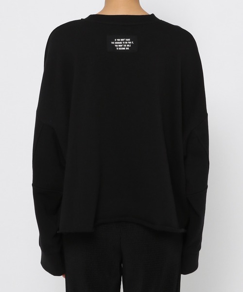 PAGEBOY（ページボーイ）の「クラックロゴウラケプルオーバー（スウェット・レディース・ブラック/オフホワイト/ピンク系その他・FREE）」の8枚目の写真