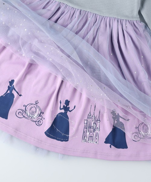 Right-on(ライトオン)の「【Disney】プリンセスドレス(ラプンツェル/シンデレラ)(ワンピース・キッズ・ブルー/パープル・130/140/105/120)」の8枚目の写真