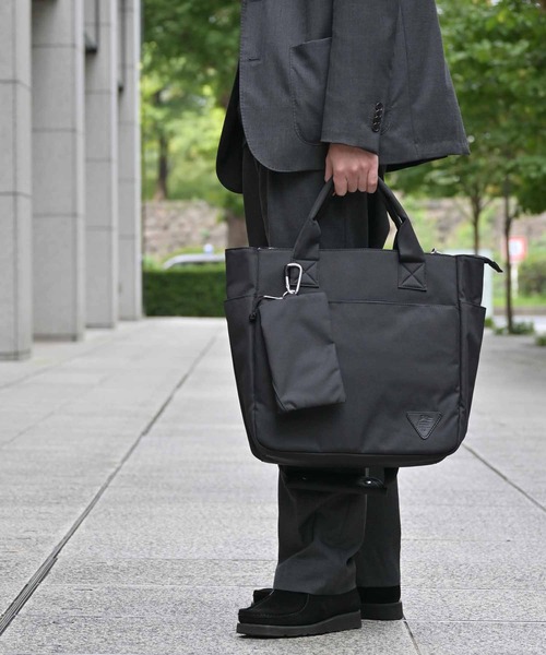 ADAM ET ROPE'（アダムエロペ）の「【ROUTINE】トートバッグ/ショルダーバッグ/多機能/UNISEX（トートバッグ・メンズ・ブラック/チャコールグレー・FREE）」の14枚目の写真