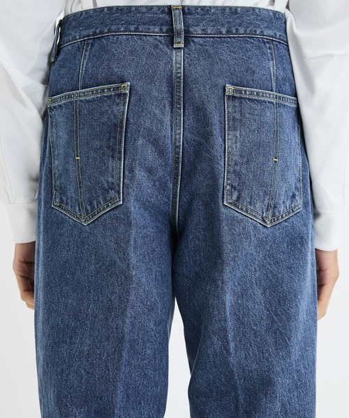 soe（ソーイ）の「【soe】WASHED 5POCKET SLACKS（デニムパンツ）」 - WEAR