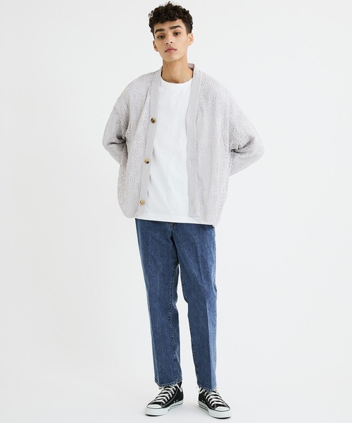 パンツ SOE READY TO WEAR Washed 5Pocket Slacks soe（ソーイ）の「【soe】WASHED 5POCKET SLACKS（デニムパンツ）」 - WEAR