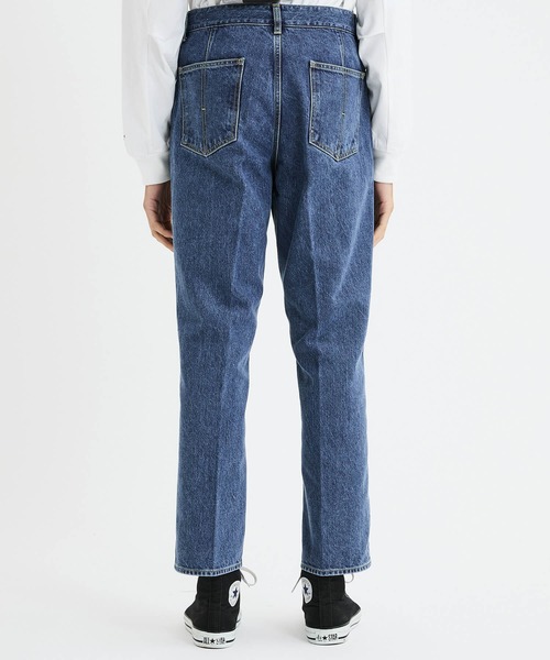パンツ SOE READY TO WEAR Washed 5Pocket Slacks soe（ソーイ）の「【soe】WASHED 5POCKET SLACKS（デニムパンツ）」 - WEAR