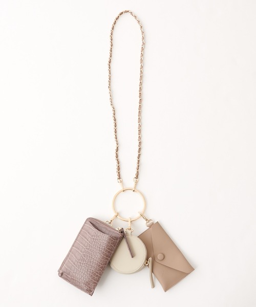 COLONY 2139(コロニートゥーワンスリーナイン)の「【WEB・一部店舗限定】3連マルチチェーンショルダーバッグ/スマホショルダーバック(ショルダーバッグ・レディース・モカ/ブラック/ブラウン・FREE)」の11枚目の写真