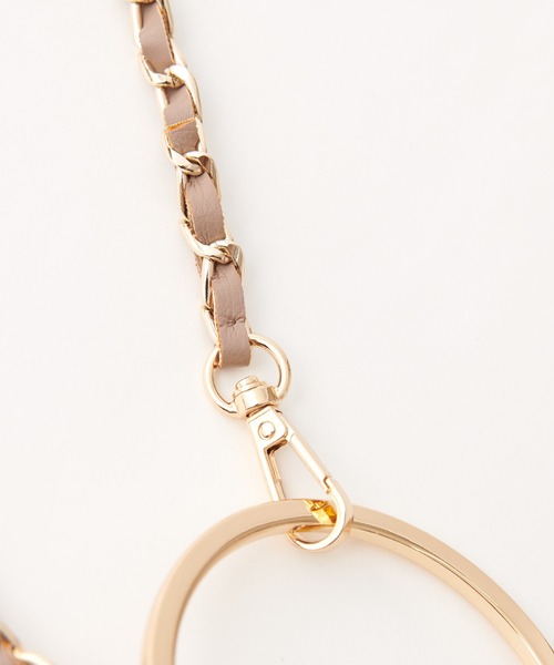 COLONY 2139(コロニートゥーワンスリーナイン)の「【WEB・一部店舗限定】3連マルチチェーンショルダーバッグ/スマホショルダーバック(ショルダーバッグ・レディース・モカ/ブラック/ブラウン・FREE)」の5枚目の写真