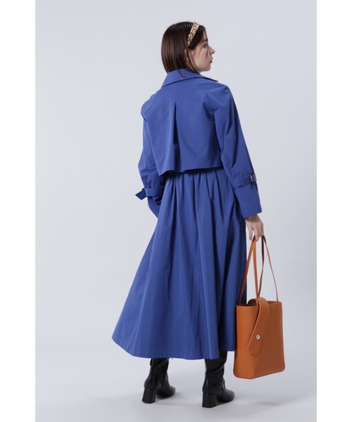 ROSE BUD(ローズバッド)の「マルチWAYトレンチコート(トレンチコート・レディース・ベージュ/ブルー/ライトグリーン/ベージュ系その他・FREE)」の9枚目の写真