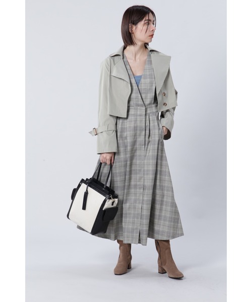 ROSE BUD(ローズバッド)の「マルチWAYトレンチコート(トレンチコート・レディース・ベージュ/ブルー/ライトグリーン/ベージュ系その他・FREE)」の13枚目の写真