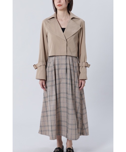 ROSE BUD(ローズバッド)の「マルチWAYトレンチコート(トレンチコート・レディース・ベージュ/ブルー/ライトグリーン/ベージュ系その他・FREE)」の22枚目の写真