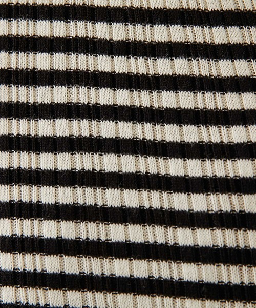 PUAL CE CIN（ピュアルセシン）の「【Du noir】綿針抜きリブロングスリーブ（Tシャツ/カットソー・レディース・ブラック/トップグレー/その他1/その他2・FREE）」の6枚目の写真