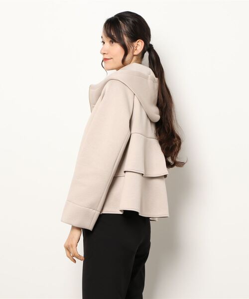 STRAWBERRY-FIELDS（ストロベリーフィールズ）の「カットボンディング　その他アウター（その他アウター・レディース・ライム/ベージュ/ブラック・2）」の4枚目の写真