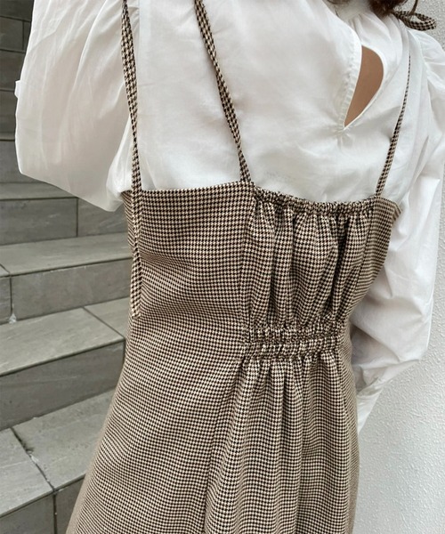 one after another NICE CLAUP（ワンアフターアナザーナイスクラップ）の「これだけあればコーディネートが決まる。ブラウスセットキャミワンピース（ワンピース・レディース・ブラック/ベージュ系その他/レオパード・FREE）」の14枚目の写真