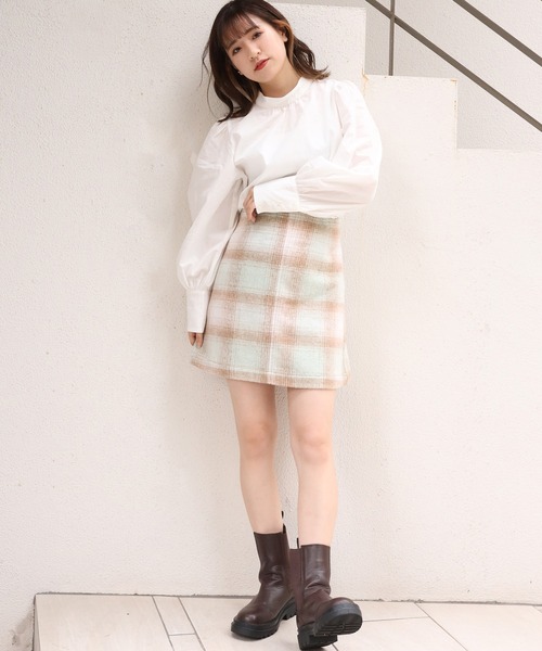 one after another NICE CLAUP（ワンアフターアナザーナイスクラップ）の「これだけあればコーディネートが決まる。ブラウスセットキャミワンピース（ワンピース・レディース・ブラック/ベージュ系その他/レオパード・FREE）」の4枚目の写真