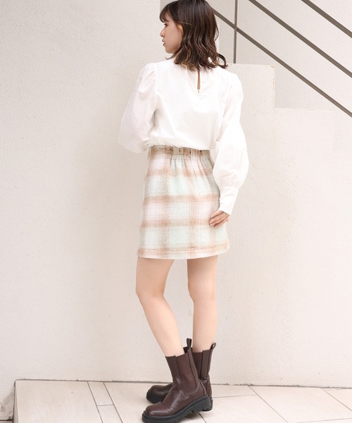 one after another NICE CLAUP（ワンアフターアナザーナイスクラップ）の「これだけあればコーディネートが決まる。ブラウスセットキャミワンピース（ワンピース・レディース・ブラック/ベージュ系その他/レオパード・FREE）」の5枚目の写真