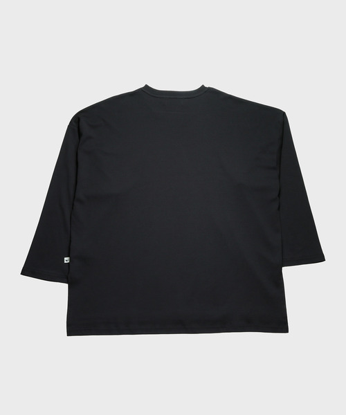 NIDO（ニド）の「NIDOロゴプリントロンT（Tシャツ/カットソー・メンズ・ホワイト/ブラック/ブルー/グレイッシュベージュ・M/L）」の9枚目の写真