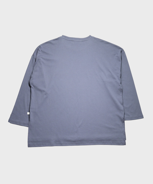 NIDO（ニド）の「NIDOロゴプリントロンT（Tシャツ/カットソー・メンズ・ホワイト/ブラック/ブルー/グレイッシュベージュ・M/L）」の8枚目の写真
