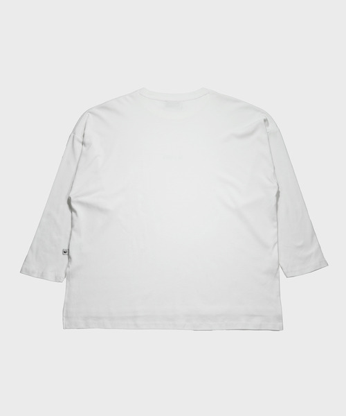 NIDO（ニド）の「NIDOロゴプリントロンT（Tシャツ/カットソー・メンズ・ホワイト/ブラック/ブルー/グレイッシュベージュ・M/L）」の19枚目の写真