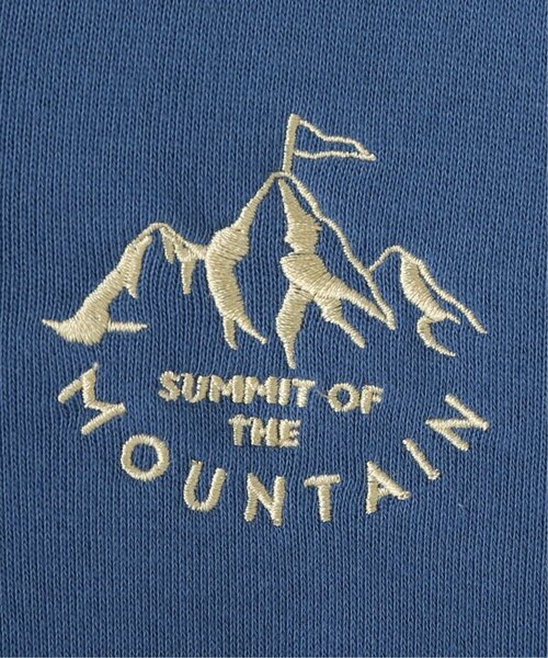 DOUBLE NAME(ダブルネーム)の「ワンポイント刺しゅうハーフZIPプルオーバー(Tシャツ/カットソー・レディース・ブルー/グリーン/スミクロ/オフホワイト・FREE)」の14枚目の写真