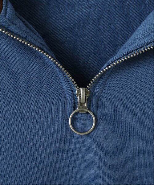 DOUBLE NAME(ダブルネーム)の「ワンポイント刺しゅうハーフZIPプルオーバー(Tシャツ/カットソー・レディース・ブルー/グリーン/スミクロ/オフホワイト・FREE)」の13枚目の写真