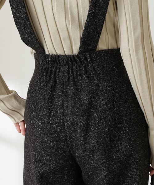 N.（N. Natural Beauty Basic）（エヌエヌナチュラルビューティーベーシック）の「◆ツイードサスペンダー付パンツ（その他パンツ・レディース・ブラック/ナチュラル・MEDIUM）」の13枚目の写真