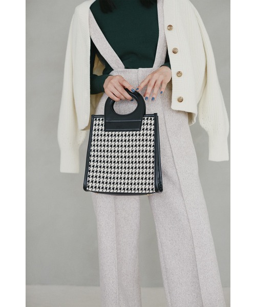 N.（N. Natural Beauty Basic）（エヌエヌナチュラルビューティーベーシック）の「◆ツイードサスペンダー付パンツ（その他パンツ・レディース・ブラック/ナチュラル・MEDIUM）」の16枚目の写真