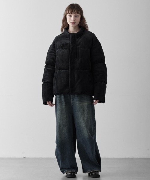 RUUBON】padded volume heat jacket / パデッド ボリューム ヒート