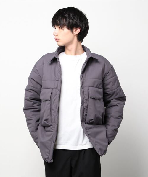 SITRY（シトリー）の「wide fiber down shirt jacket/ワイド