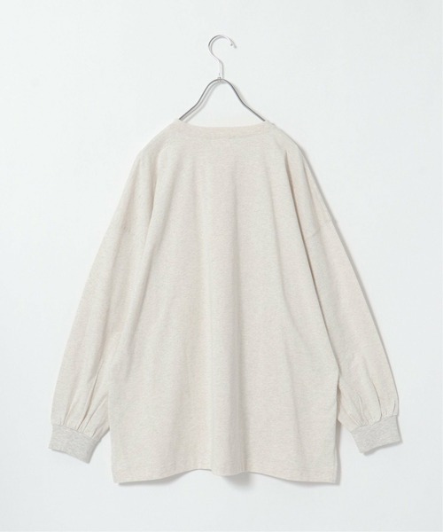 notch.（ノッチ）の「ベーシックロンT（Tシャツ/カットソー・レディース・オフホワイト/ライトグレー・M）」の12枚目の写真