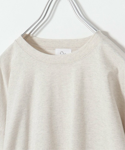 notch.（ノッチ）の「ベーシックロンT（Tシャツ/カットソー・レディース・オフホワイト/ライトグレー・M）」の8枚目の写真