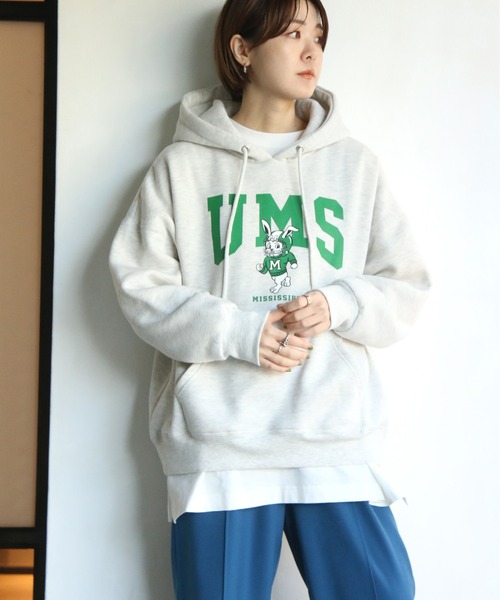 notch.（ノッチ）の「ベーシックロンT（Tシャツ/カットソー・レディース・オフホワイト/ライトグレー・M）」の14枚目の写真