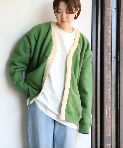 notch.（ノッチ）の「ベーシックロンT（Tシャツ/カットソー・レディース・オフホワイト/ライトグレー・M）」の16枚目の写真