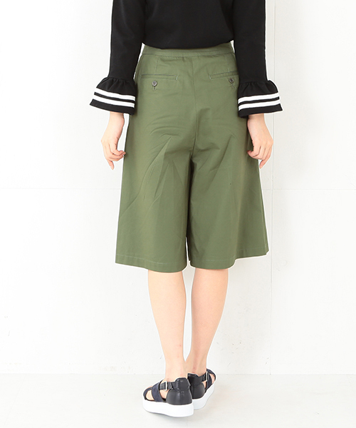 Ray BEAMS(レイビームス)の「Ray BEAMS / Wベルト ラップキュロット(その他パンツ・レディース・ブラック/カーキ・0/1)」の5枚目の写真