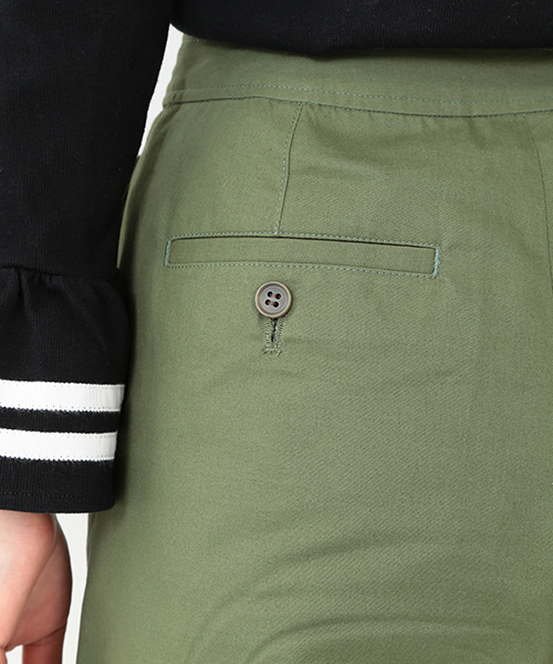 Ray BEAMS(レイビームス)の「Ray BEAMS / Wベルト ラップキュロット(その他パンツ・レディース・ブラック/カーキ・0/1)」の11枚目の写真