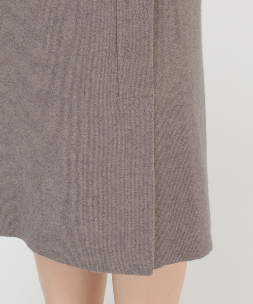 ikka(イッカ)の「ウォッシャブルニットSET UP(ワンピース・レディース・ダークグレー/ブラック・M/L)」の22枚目の写真