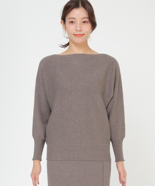 ikka(イッカ)の「ウォッシャブルニットSET UP(ワンピース・レディース・ダークグレー/ブラック・M/L)」の12枚目の写真