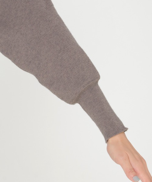 ikka(イッカ)の「ウォッシャブルニットSET UP(ワンピース・レディース・ダークグレー/ブラック・M/L)」の14枚目の写真