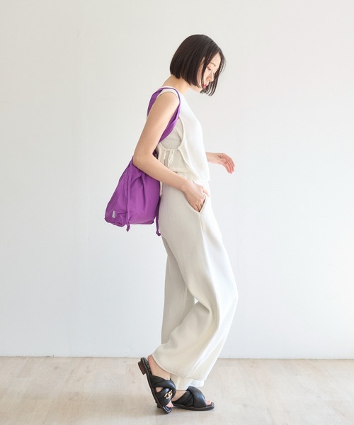 PR01.(ピーアールワン)の「「N/ordinary」DRAW STRING TOTE BAG(トートバッグ・メンズ・カーキ/イエロー/ベージュ/パープル/ブラック・FREE)」の18枚目の写真