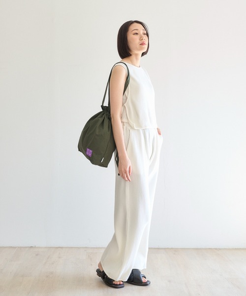 PR01.(ピーアールワン)の「「N/ordinary」DRAW STRING TOTE BAG(トートバッグ・メンズ・カーキ/イエロー/ベージュ/パープル/ブラック・FREE)」の15枚目の写真