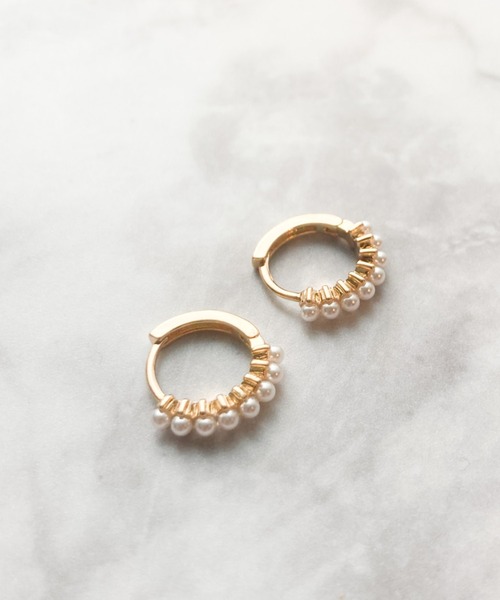 yu-ka(ユーカ)の「YU-KA : パールピアス(ピアス(両耳用)・レディース・ゴールド・FREE)」の3枚目の写真