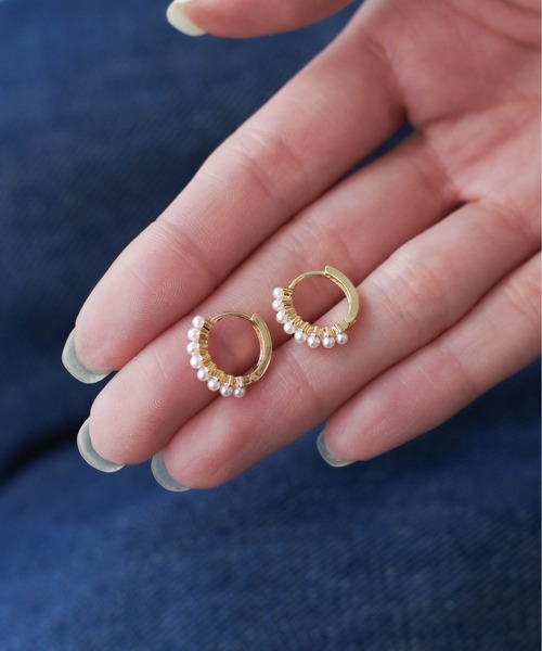 yu-ka(ユーカ)の「YU-KA : パールピアス(ピアス(両耳用)・レディース・ゴールド・FREE)」の6枚目の写真