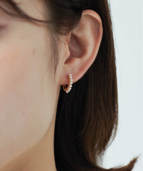 yu-ka(ユーカ)の「YU-KA : パールピアス(ピアス(両耳用)・レディース・ゴールド・FREE)」の5枚目の写真