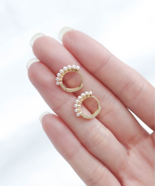 yu-ka(ユーカ)の「YU-KA : パールピアス(ピアス(両耳用)・レディース・ゴールド・FREE)」の7枚目の写真